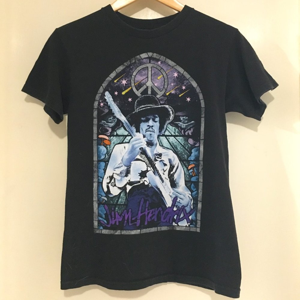Jimi Hendrix “Purple Haze” Graphic Band Baby 100% Cotton Tee Size Small